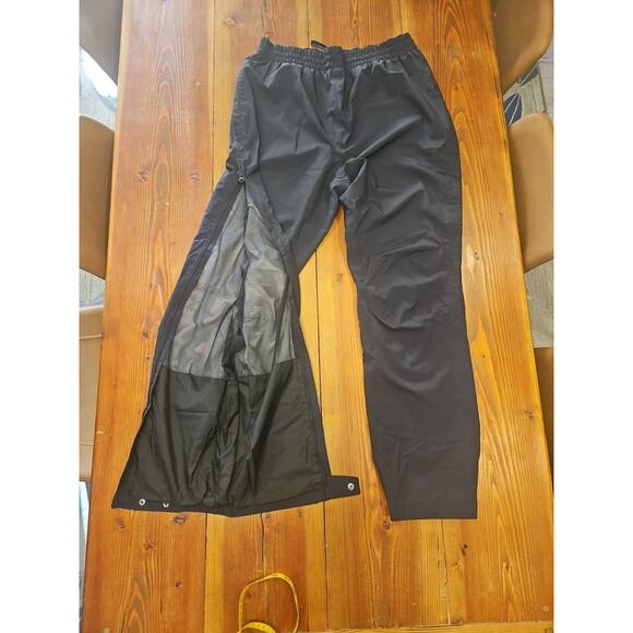 Columbia Omni Tech Pants Mens Large Black Full length Adjustable Hem - Picture 12 of 12
